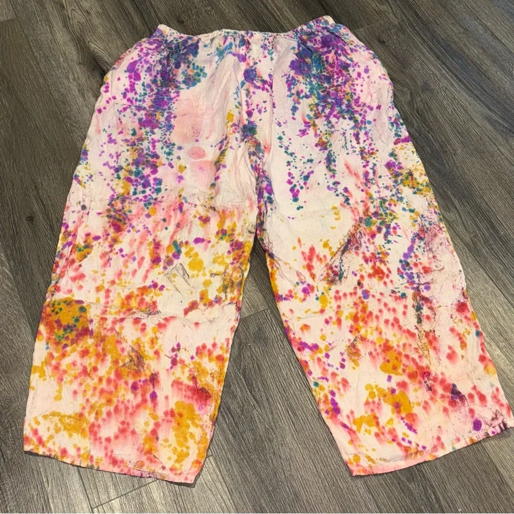Flax Linen Pants - Picture 1 of 6